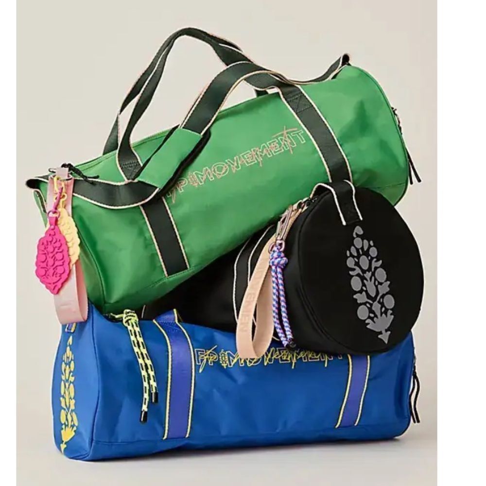 New Free People Good Sport Duffle Bag - Heritage Green